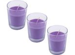 Candele Profumate Classic Confezione Da 12 In Barattolo, Lunga Durata E Profumo Gradevole ( Lavanda )