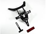 Porta Targa Zieger Pro Compatibile Con Suzuki GSX-R 1300 Hayabusa Bj 2008-18