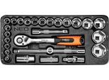 Neo Tools Chiavi A Bussola 1/2", Set Di 27 Pezzi, Inserto"