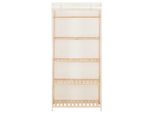 Vidaxl Armadio Bianco 79 X 40 X 170 Cm Tessuto
