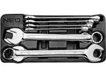 Neo Tools Chiavi Aperte 20-32 Mm, Set Di 8 Pezzi, Inserto