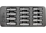 Neo Tools Prese Lunghe 1/2", 8-21 Mm, Set Di 14 Pezzi, Inserto"