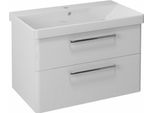 Sapho Theia - Mobile Lavabo 756X500X442 Mm, 2 Cassetti, Bianco TH080-3030