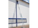 Munk Aluminium-Seilzugleiter 3-Teilig Mit Standard-Traverse 3X18 Sprossen