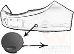 Van Wezel Gancio Di Traino A Flap 3850557 Posteriore Per Opel Insignia