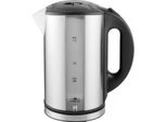 Bollitore Lentz In Acciaio Inox Con Filtro Rimovibile, 2200 W, Capacità: 1,7 L | Con Luce Led