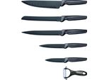 Set Di Coltelli Michelino 6 Pezzi Con Lame In Acciaio Inox Coltello Da Cucina Coltello Da Chef Coltello Pelapatate Grigio