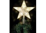 Led Albero Topper Stella Albero Di Natale 10 Led Cavo Trasparente