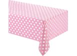 Tovaglia Pvc A Pois 137X274Cm Rosa