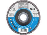 Lukas 10X Disco Lamellare Sltr Universale Ø 125 Mm Ossido Di Zirconio Alluminio Grana 120 | Angolato