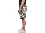 Brandit - Pantaloncini Bdu Ripstop In Cotone Camo Neve - M
