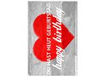 Artebene Card Foil-Compleanno-Cuore