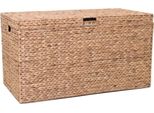 Vivanno Cassettone Lavanderia Giacinto D'acqua Big Rettangolare, Vimini Naturale - 90X45X50 Cm