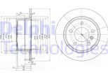 2X Disco Freno Delphi BG3040 Per Bmw 3 Berlina (E36) 3 Coupe (E36) 78Mm 272Mm