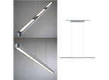 U-Rail Lampada A Sospensione Led Lento Dimmerabile Cromo Opaco