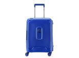 Delsey Paris Carrello Moncey 4 Double Rolls Cabin Trolley Slim 55 Marine Blue