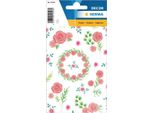 Adesivi Floreali Herma Decor Bella Rosa, Glitterati