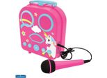 Lexibook Lautsprecher Tragb Bt Usb Microsd Mikro Karaoke Batt Einhorn BTC050UNI