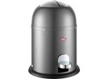 Wesco Mini Master Cestino Cosmetico Con Pedale, Cestino Dei Rifiuti, Cestino Della Spazzatura, Cestino Cosmetico, Lamiera D'acciaio, Grafite Opaca, 6 L, 180112-77
