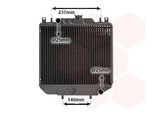 Van Wezel 99002001 Radiatore Acqua Radiatore Motore Per Aixam 500 Hatchback