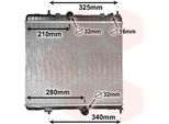 Van Wezel 40002384 Radiatore Acqua Radiatore Motore Per CitroËN DS5