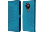 Nokia 3.4 Cover - Pelle Finta - Flip Cover Imoshion - Blu