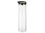 Aps® 10722 Caraffa In Vetro - 1,2 Litri, Coperchio In Acciaio Inox, Senza Manico