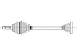 Era Benelux DA60734 Albero Motore Anteriore Sinistro Per Audi A2 (8Z0)