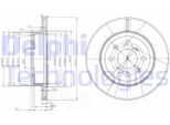 2X Disco Freno Delphi BG3884 Per Opel Agila (A) (H00) Per Suzuki Ignis Ii 49Mm