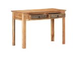 Scrivania 110X50X75 Cm Legno Massiccio Riciclato