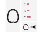 Lucchetto A Catena Abus Ivy Chain 9210 - Lucchetto Per Bicicletta In Acciaio Temprato - Catena Spessa 10 Mm - Livello Di Sicurezza Abus 13 - 140 Cm