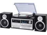 Trevi Dab+ Stereo Turntable 25W Wireless Usb Sd AUX-IN Cassette Encoding Tt 1072 Dab Nero