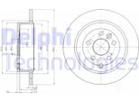 2X Disco Freno Delphi BG4124C Per Land Rover Freelander 2 Suv (L359) 66Mm 302Mm