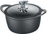 Berndes Vienna+ Casseruola Con Coperchio In Vetro, Pentola, Alluminio, Acciaio Inox, Nero, 20 Cm, 099203