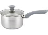 Casseruola Michelino Sophie In Acciaio Inox Con Coperchio In Vetro E Impugnatura Morbida - ø16 Cm