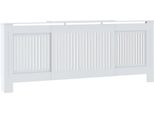Vidaxl Rivestimento Per Radiatori In Mdf Bianco 205 Cm