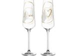 Leonardo PB/2 Bicchieri Da Champagne 280Ml -Love-