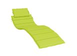 Vidaxl Cuscino Lettino Verde Chiaro 186X58X4 Cm Tessuto Oxford
