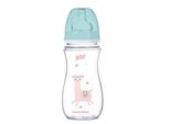 Canpol Babies Bottiglia A Bocca Larga, Animali Esotici, 300 Ml - Verde