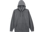 Gildan 18600 | Felpa Con Cappuccio In Misto Pesante - Colore: Grafite Heather - Taglia: M