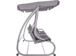 Amaca Premium Altalena Da Giardino Altalena A 3 Posti Panca Pieghevole Altalena Sospesa - Grigio