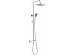 Aqualine Docce - Set Doccia Talia Con Termostato, 255X180 Mm, Cromo SL440