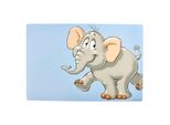 Ritzenhoff & Breker Platzmatte Happy Zoo - Elefant Eddie, Tischmatte, Kunststoff, Blau, 30 X 45 Cm, 316414