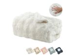 Coperta Bianca Accogliente Coperta Divano Peluche Super Morbida Coperta Soggiorno Flanella Coperta Divano Coperta Tiro Coperta Divano Coperta Per Letto Divano Camera Da Letto Ufficio 130X160Cm