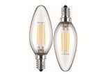 Blulaxa Led-Lampada 49060 Kerze, E14, Eek: F, 4,5 W, 470 Lm, 2700 K, 2 StüCk