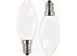 Blulaxa Led-Lampe 49061 Kerze, E14, Eek: F, 4,5 W, 470 Lm, 2700 K, 2 StüCk