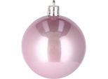 Baubles Natalizi Baubles Per Albero Di Natale 37 Pezzi Fino A Ø 8 Cm - Rosa Perla