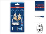 Bosch Expert Selfcut Speed Set Di Punte Per Frese Piane 20 / 22 / 25 Mm 3 Pezzi ( 2608900331 ) Per Legno - Successore Di 2608587011