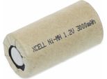 Batteria Ricaricabile Xcell Nimh A Celle Sub-C Con Involucro Di Cartone, 1,2V-/3000Mah, 43X22,5 Mm