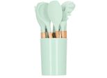 Set Di Utensili Da Cucina In Silicone Da 12 Pezzi Cucchiaio Da Cucina Set Di Utensili Da Cucina - Grigio